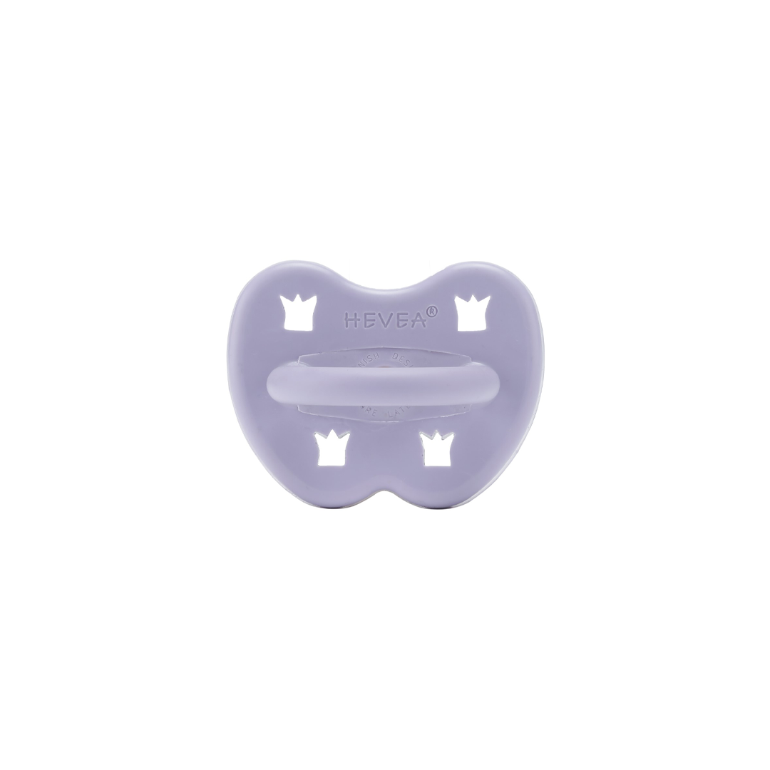 Chupeta redonda látex dusty violet 3-36 M