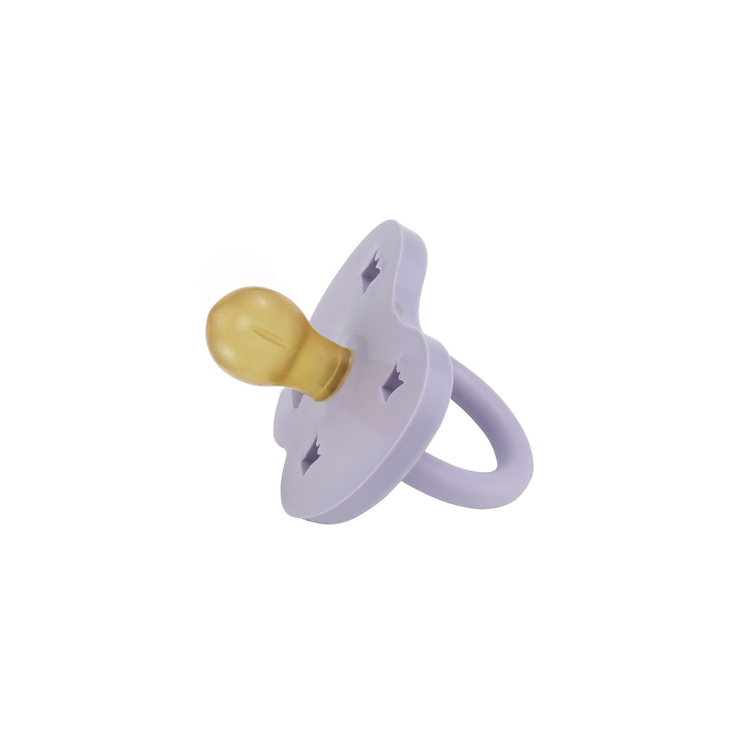 Chupeta redonda látex dusty violet 3-36 M