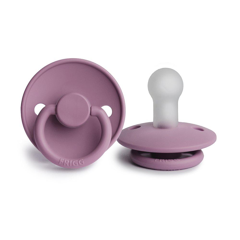 Chupeta redonda silicone heather