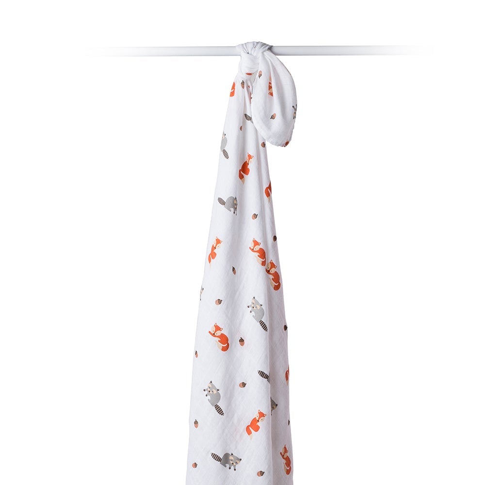 Musselina swaddle forest friends Lulujo