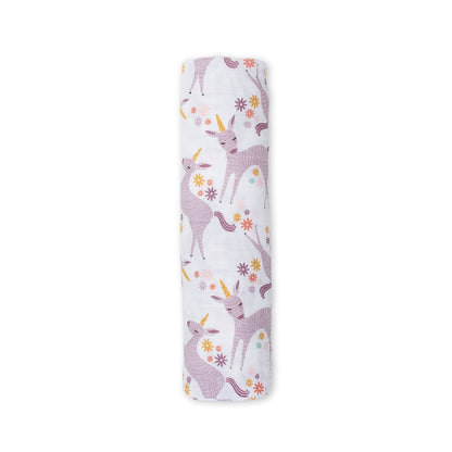 Musselina swaddle unicorn Lulujo 
