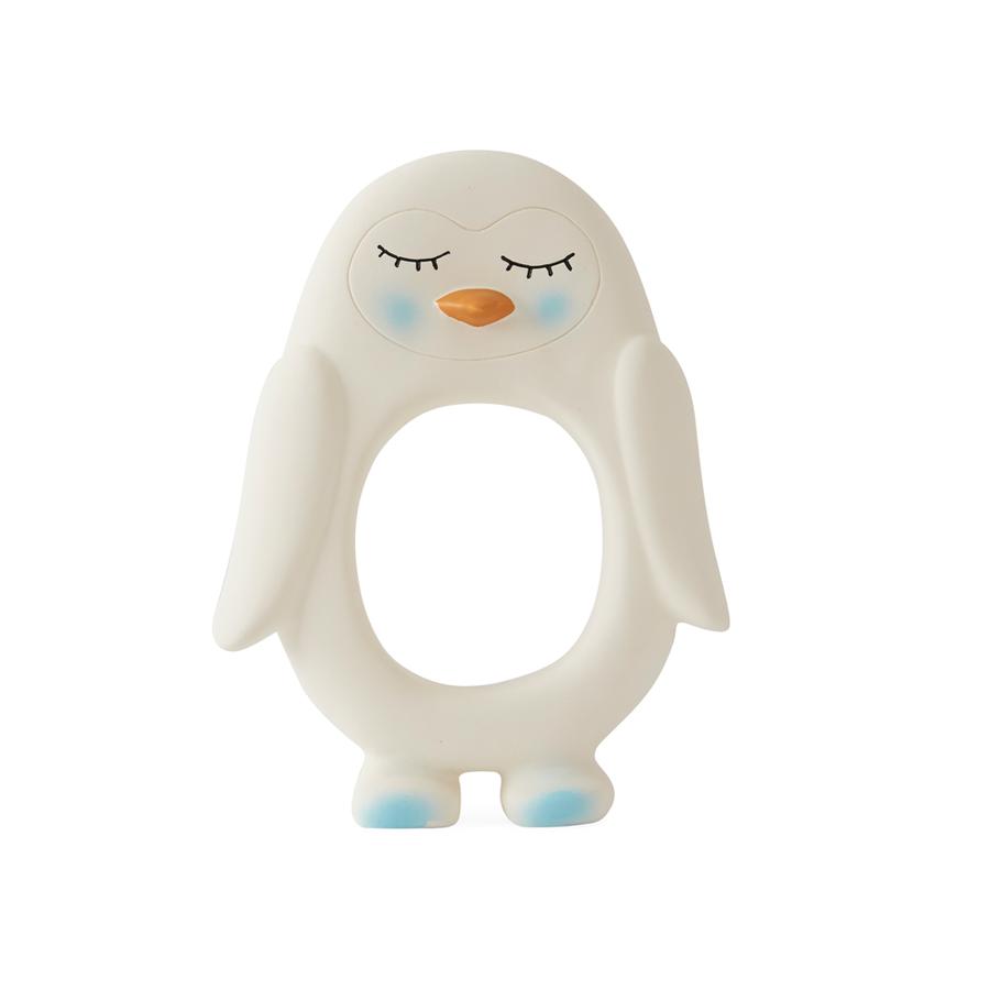 Mordedor penguin white Teether OYOY 