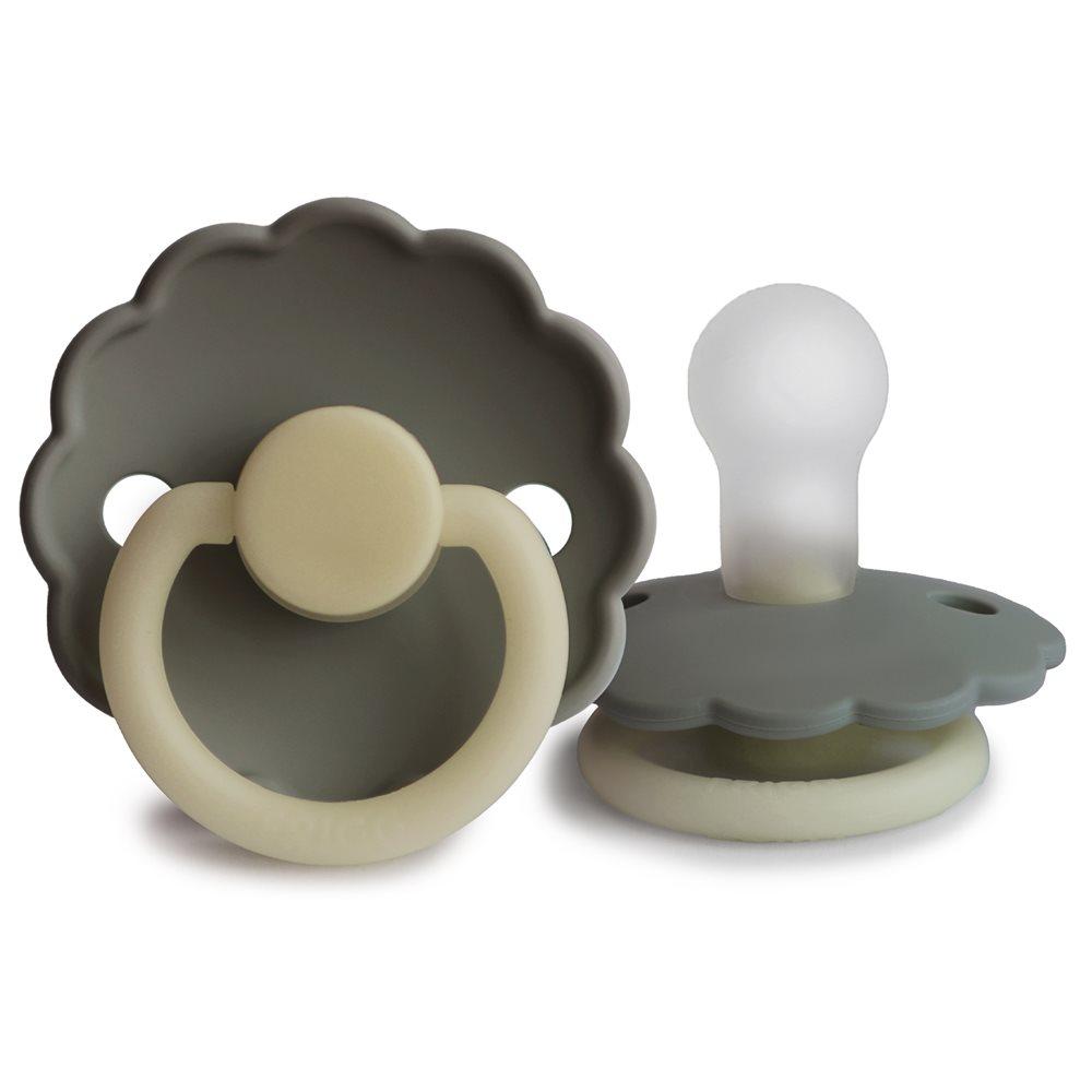 Chupeta redonda silicone NOITE daisy portobello