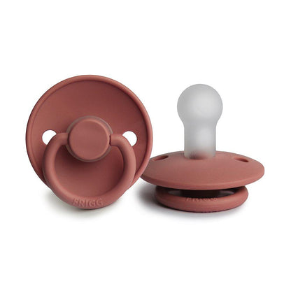 Chupeta redonda silicone powder blush