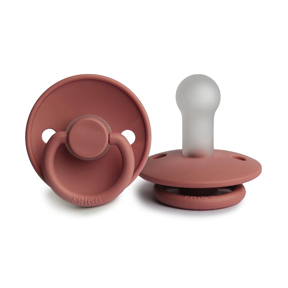 Chupeta redonda silicone powder blush