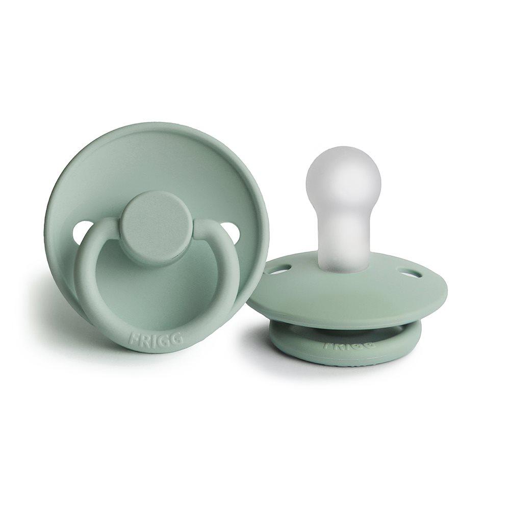 Chupeta redonda silicone seafoam