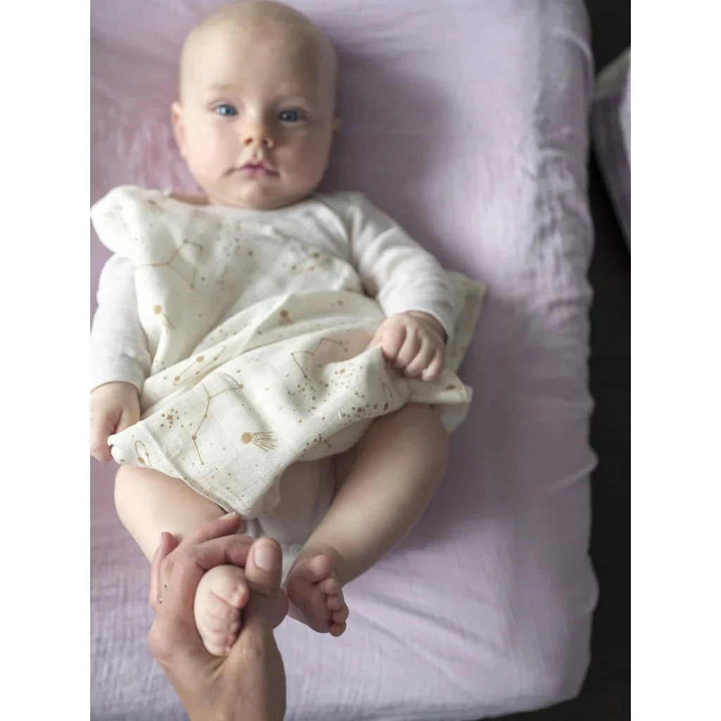 Musselina swaddle celestial 120 cm muslin Fabelab 