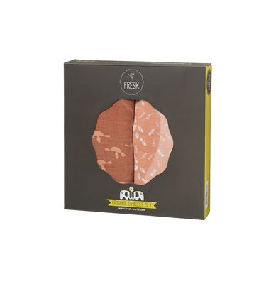 2 musselinas swaddle passarinhos 120 cm Muslin Fresk