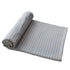 Muslin swaddle blue stripes mushie muslin mushie 