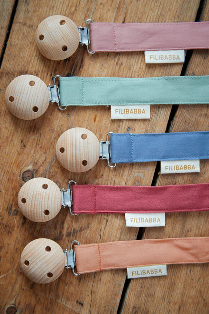 Prende-chupeta tender green Filibabba Pacifier Clips &amp; Holders Filibabba 