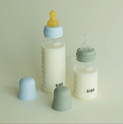 Pack 2 biberões plástico BIBS látex ivory 150 + 270 ml