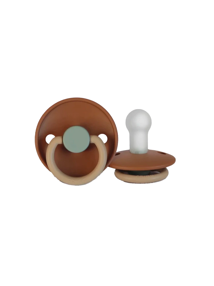 Chupeta redonda silicone safari