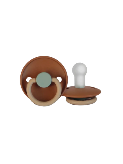Chupeta redonda silicone safari