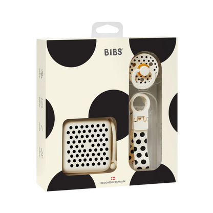 Conjunto de Presente Soothe &amp; Go às Bolinhas - Ivory/Black
