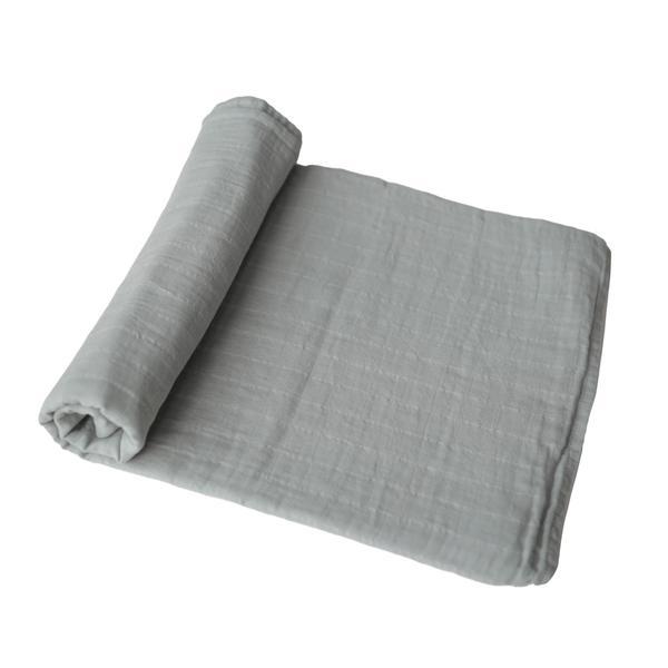 Muslin swaddle Belgian grey mushie muslin mushie