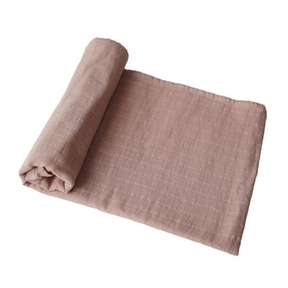 Muslin swaddle natural mushie muslin mushie 