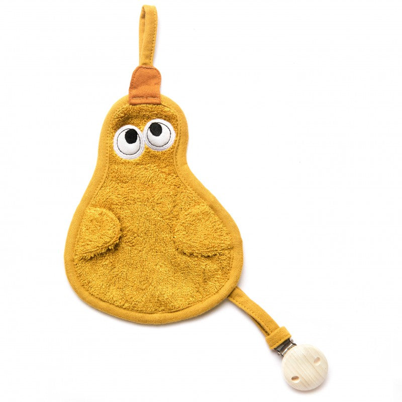 Prende-chucha patinho ochre Pacifier clip Timboo 