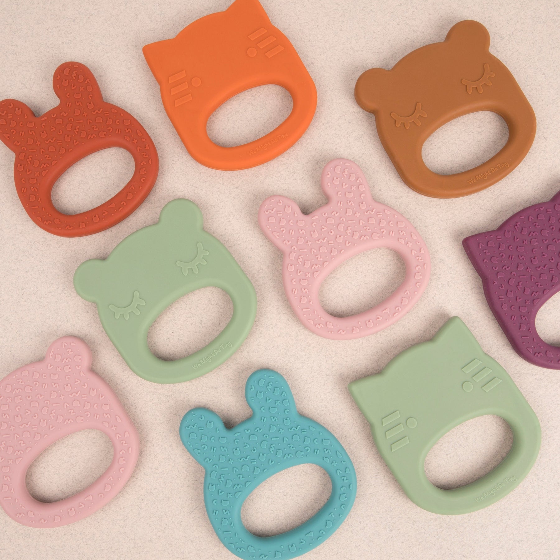 Mordedor silicone bear chocolate brown Pacifiers &amp; Teethers we might be tiny 