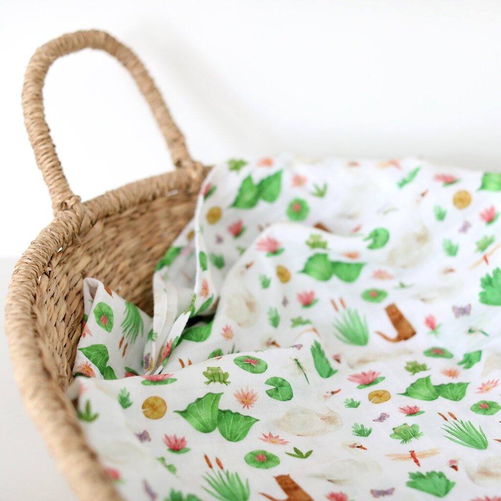 Musselina 120 cm vida no rio Muslins Fox in the attic