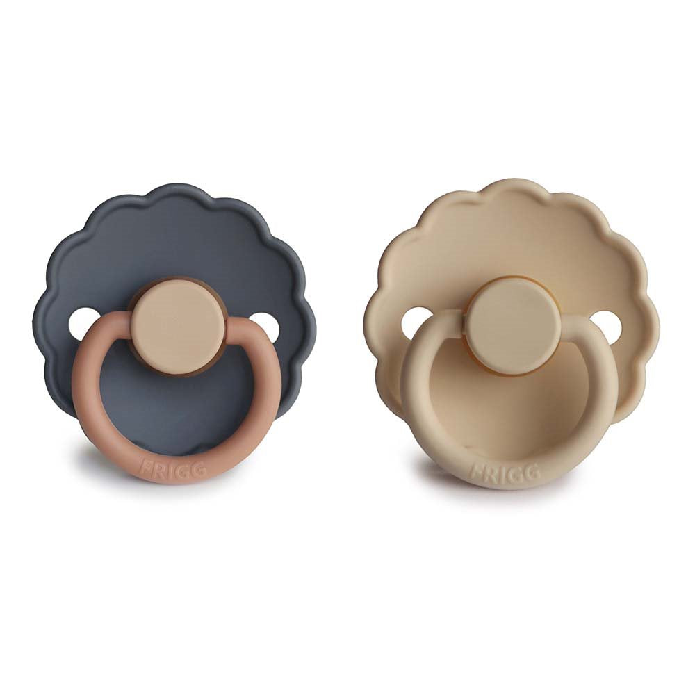 2-pack daisy pacifier aurora/croissant FRIGG Pacifier FRIGG
