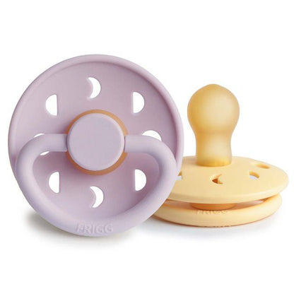 2-pack moon phase pacifier daffodil/soft lilac FRIGG Pacifier FRIGG 0-6M 